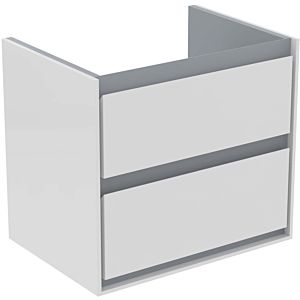 Ideal Standard Connect Air Waschtischunterschrank E1605KN, weiss glänzend/hellgrau matt, Cube