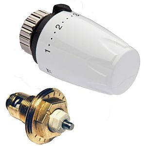 Heimeier adaptation thermostat Heimeier 9691-00.230 blanc, avec partie supérieure / tête thermostatique