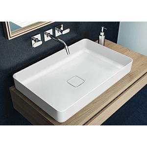 Kaldewei lavabo Miena Mod.3185NP 909606913711 580x380mm, blanc alpin mat, effet perlant , sans trop-plein