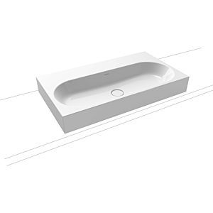 Kaldewei Centro washbasin 903106143001 3058, 90x50cm, swivel head left, white pearl effect, without overflow, 2000 tap hole