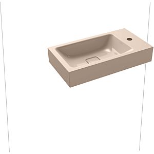 Kaldewei Cono Cloakroom basin 908006013030 55x30cm, without overflow, 2000 tap hole on the right, Bahama beige pearl effect