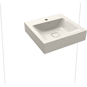 Kaldewei Cono wall-mounted washbasin 908606013231 pergamon pearl effect, 50x50cm, without overflow, 2000 tap hole