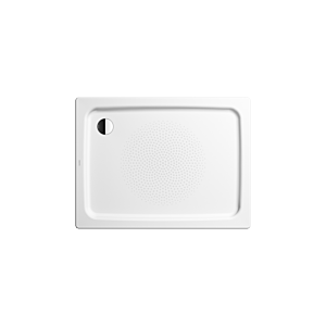 Kaldewei Duschplan douche 431735003001 75x120x6,5cm, avec support, effet perlant antidérapant, blanc