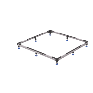 Kaldewei Duschwannen-Fuß-Rahmen  530000120000 Größenanpassung bis max. 90 x 90 cm