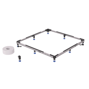 Kaldewei Duschwannen-Fußrahmen FR Plus bis 150 x 180 cm, anpassbar, 530000200000