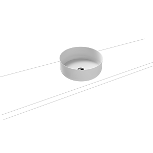 Kaldewei Ming vasque vasque 913306003715 effet perlant catane mat match0 , d= 40cm, sans trop-plein, insonorisation