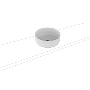 Kaldewei Ming vasque vasque 913306003199 manhattan effet perlant , d= 40cm, sans trop-plein, insonorisation