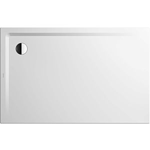 Kaldewei Receveur de douche Superplan 386147980711 100x150x2,5cm, avec support plat, sans effet/antidérapant, blanc alpin mat