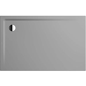 Kaldewei Superplan shower tray 384947980663 90x100x2.5cm, flat support, without effect/anti-slip, cool grey30