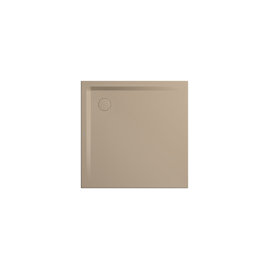 Kaldewei Receveur de douche Superplan 383148040662 80x80x2,5cm, avec support, beige chaud40