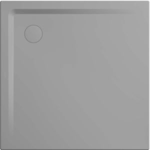 Kaldewei Superplan shower tray 383148042663 80x80x2.5cm, with support, Antislip Secure Plus, cool grey30