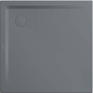 Kaldewei Superplan shower tray 383148042665 80x80x2.5cm, with support, Antislip Secure Plus, cool grey70