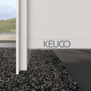 Keuco X-Line Waschtisch-Unterschrank 33153300000 Dekor weiß matt, Glas weiß klar, 65x60,5x49cm, 2 Frontauszüge
