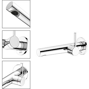 Keuco Edition 400 washbasin fitting 51516011101 chrome, concealed installation, projection 197 mm