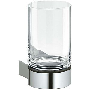 Keuco Glashalter Plan 14950179000  Alu silber-eloxiert/chrom, mit Echtkristall-Glas