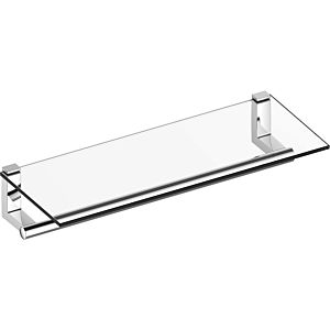 Keuco Plan Handtuchablage 14975070000 600 mm, ESG-Glas, Edelstahl/Edelstahl finish