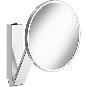 Keuco iLook_move Kosmetikspiegel 17612179004 Aluminium-finish, Wandmodell, beleuchtet, Ø 212 mm
