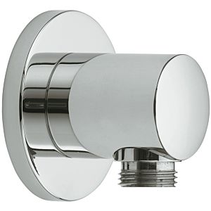 Keuco hose connection 54947050000 brushed nickel, DN 15, round cover