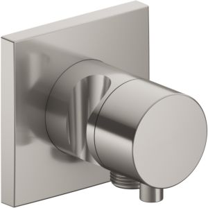 Keuco Ixmo 59556051202 Inverseur 2 voies Comfort Select , support de douche, poignée match0 , carré, nickel brossé