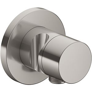 Keuco IXMO 2-way shut-off and diverter valve 59557070201 concealed installation, shower holder, Pure handle, round, stainless steel finish