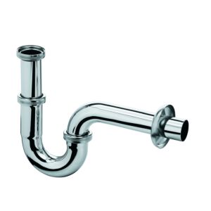 Kludi siphon tubulaire 1025005-00 G 2000 2000 /4 x 32 mm, avec coude de sortie Ø 32 x 200 mm, chromé