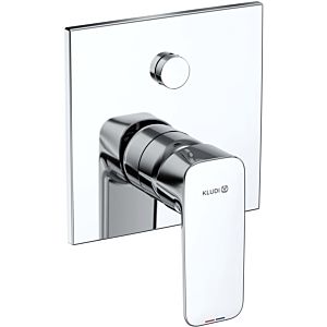 Kludi Pure&amp;style bath mixer 407630575 concealed mixer, inherently safe against backflow, chrome