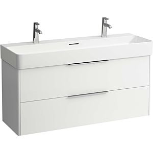 Laufen Base für VAL Waschtischunterschrank  H4024721102611, 118x53x39cm, 2 Auszüge, weiß glanz