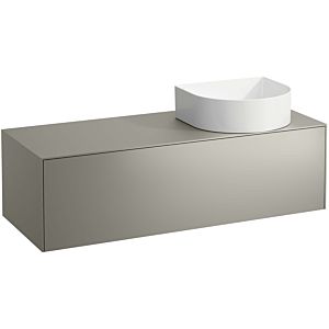 LAUFEN Sonar drawer unit / sideboard H4054230340421 117.5x34x45.5cm, cut-out on the right, titanium