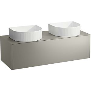 LAUFEN Sonar drawer unit / sideboard H4054240340421 117.5x34x45.5cm, cut-out left / right, titanium