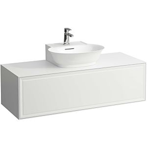 LAUFEN The new classic drawer unit / sideboard H4060230851701 117.5x34.5x45.5cm, 2000 drawer, Cloakroom basin cut-out in the middle, matt white