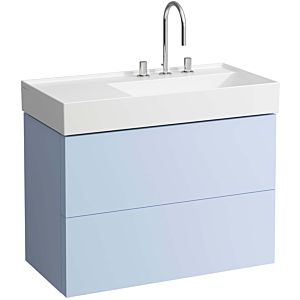 LAUFEN Kartell H4076080336451 88x60x45cm, 2 drawers, gray-blue
