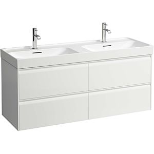 Laufen Meda vanity unit H4216440112601 128.4x51.5x44.8cm, 4 drawers, matt white