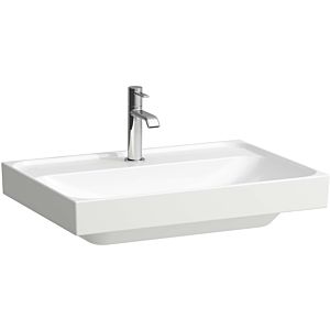 Laufen Meda countertop washbasin H8161147571111 65x46cm, without overflow, 1 tap hole per basin, matt white