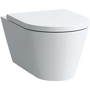 Laufen Kartell wall-mounted washdown WC H8213314000001 white LCC, rimless, with Silent Flush