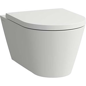 Laufen Kartell WC suspendu à fond creux H8213317570001 blanc mat, sans rebord, avec Silent Flush