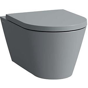Laufen Kartell WC suspendu à fond creux H8213317580001 graphite mat, sans rebord, avec Silent Flush