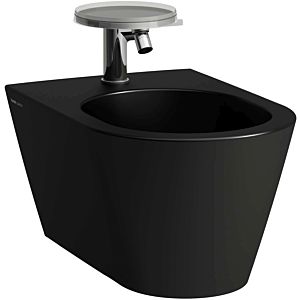 LAUFEN Kartell Wand-Bidet H8303317163021 37x54,5cm, 1 Hahnloch, schwarz matt