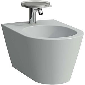 LAUFEN Kartell Wand-Bidet H8303317593021 37x54,5cm, 1 Hahnloch, grau matt