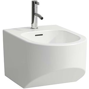 LAUFEN Sonar wall Bidet H8303410003021 37x53cm, tap hole, without side hole for water connection, white