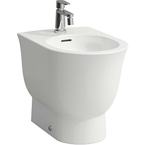 LAUFEN Le nouveau stand classique - Bidet H8328514003021 37x56cm, trou pour robinet, sans trou latéral pour raccordement à l&#39;eau, blanc LCC