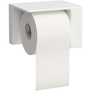 LAUFEN Val toilet roll holder H8722817570001 left, 17x13x11.5cm, white matt