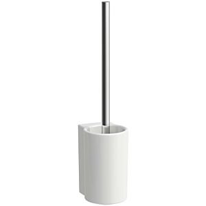 LAUFEN Val WC-Bürstengarnitur H8722827570001 mit Bürste, 15x10x36cm, weiß matt