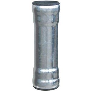Loro Loro -x steel drain pipe 00130.050X 500mm, DN 50, 2 sleeves, hot-dip galvanized, inner coating