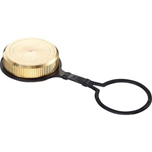 Oventrop locking cap 1010999 G 5/8, without fastening loop, brass