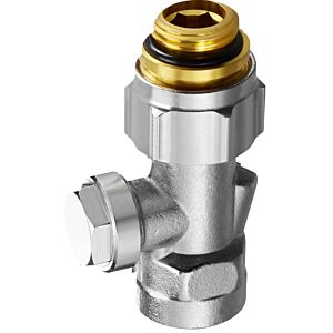 Oventrop Combi 3 shut-off screw connection 1016177 G 2000 / 2 AGxG 3/4 AG, nickel-plated brass