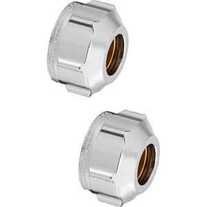 Oventrop Ofix CEP compression fitting 1016845 18mm, 2-way, for G 3/4 AG, nut nickel-plated