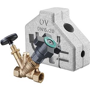 Oventrop Aquastrom line regulating valve 4208104 DN 15, Rp 2000 / 801 , both sides IG, with insulation