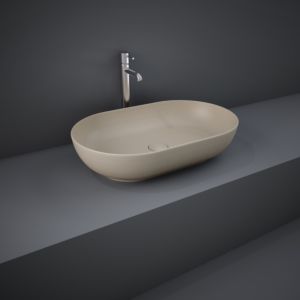 RAK Feeling countertop basin FEECT5500514A, oval, 55x35cm, cappuccino matt