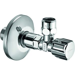 Schell regulating angle valve 054070699 G 2000 / 2 AG x G 3/8 AG, with regulating function, chrome-plated