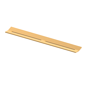 TECE profile cover 675012 Brushed Gold Optic / Gold Optic brushed, with PVD, for shower channel